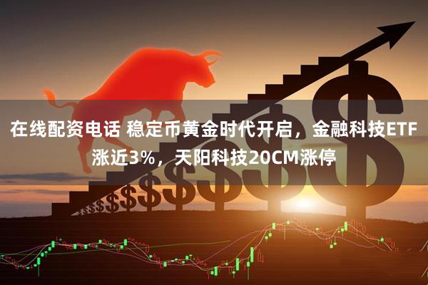 在线配资电话 稳定币黄金时代开启，金融科技ETF涨近3%，天阳科技20CM涨停